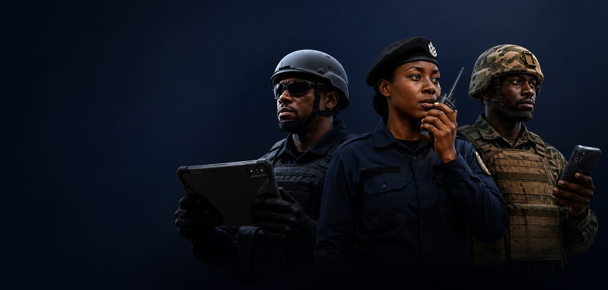 Patrol-ready handsets for Ghana Police, GAF and private security